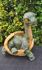 3 modellen dino in ei , polyester, Tuin en Terras, Ophalen of Verzenden, Nieuw, Kunststof, Dierenbeeld