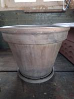 Pot de fleurs avec soucoupe coordonnée, Jardin & Terrasse, Enlèvement