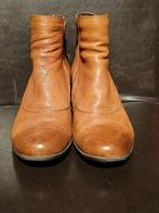 Mephistro enkellaarzen met blokhaak uit leer, Ophalen, Mephisto, Bruin, Lage of Enkellaarzen