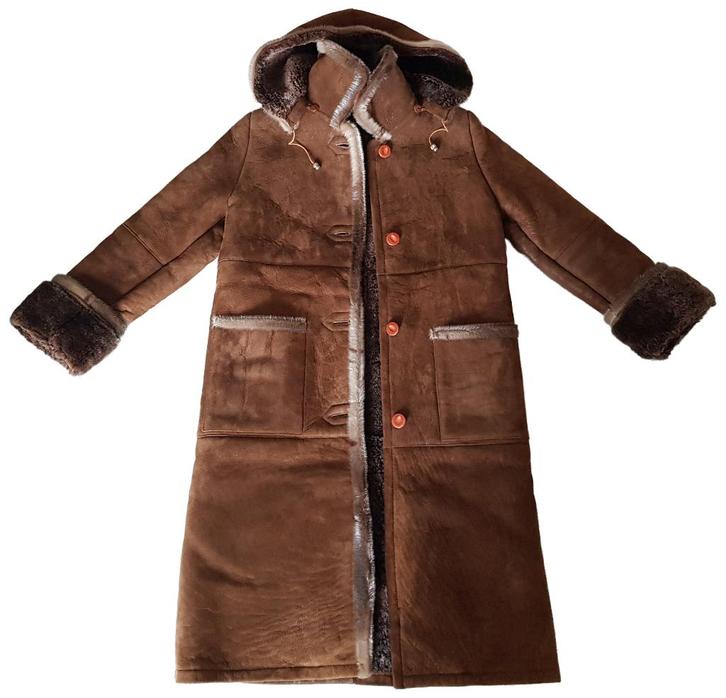 Dames mantel van schapenvacht - maat 36-38, Kleding | Dames, Jassen | Winter, Ophalen of Verzenden