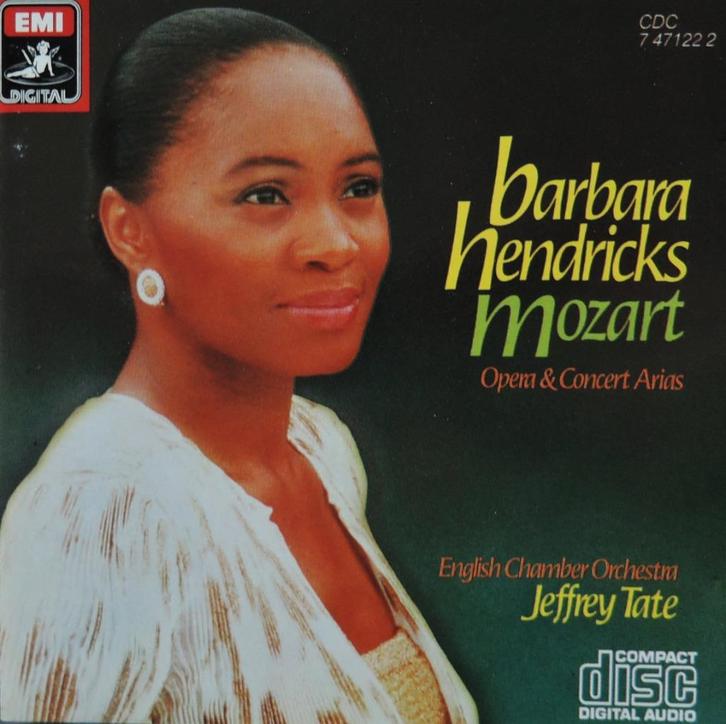 Mozart / Concert- en opera arias - Hendricks / Tate - DDD, Cd's en Dvd's, Cd's | Klassiek, Zo goed als nieuw, Vocaal, Met libretto