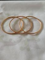 3 armbanden 6cm 18k goud, Ophalen of Verzenden, Zo goed als nieuw, Goud, Goud