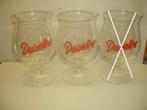Bierglas Duvels, opschrift Duvels, Ophalen of Verzenden, Zo goed als nieuw, Glas of Glazen, Duvel