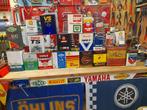 Lot 1 oude lege oliekan Yacco Berliet Esso Renault Tota, Verzenden, Gebruikt, Overige typen