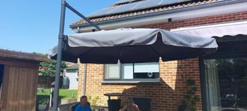Terrasparasol, Tuin en Terras, Ophalen, Zweefparasol, 3 tot 4 meter, Verstelbaar