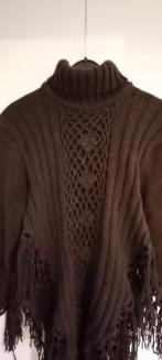 Poncho marron foncé pour femme., Vêtements | Femmes, Pulls & Gilets, Enlèvement, Comme neuf, Brun