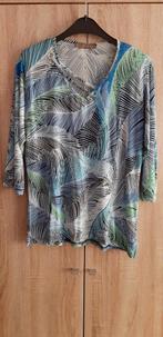 Kleurrijke bloes van Mer & Sud, Kleding | Dames, Maat 42/44 (L), Verzenden, Blauw, Gedragen