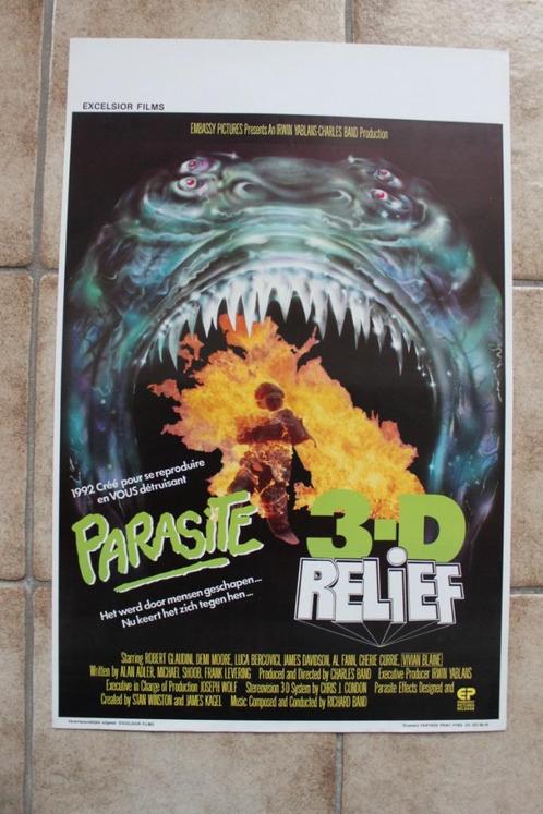 filmaffiche Parasite 1982 Demi Moore filmposter, Collections, Posters & Affiches, Comme neuf, Cinéma et TV, A1 jusqu'à A3, Rectangulaire vertical