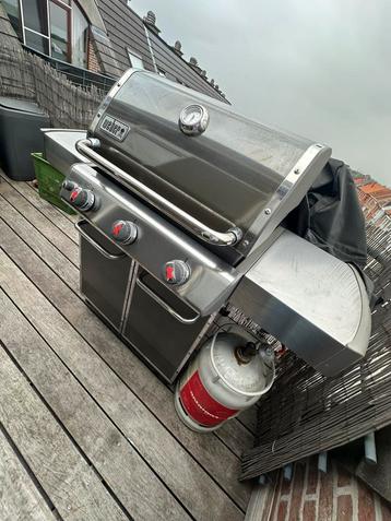 Weber gas bbq donker groen/grijs beschikbaar voor biedingen