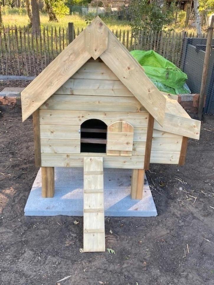 Kippenhok hoeve 2 + achterdeur, Dieren en Toebehoren, Pluimvee | Toebehoren, Nieuw, Ophalen of Verzenden