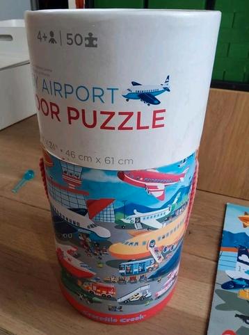 Puzzle 50 pièces - A partir de 4 ans - Busy Airport Floor beschikbaar voor biedingen