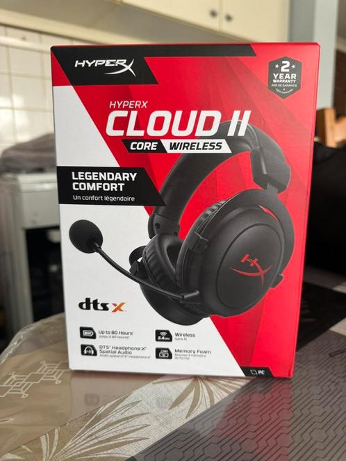 Hyperx Cloud II core wireless, Computers en Software, Headsets, Zo goed als nieuw, Draadloos, Ophalen