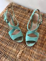 Licht mintgroene sandalen met hoge sleehak maat 40, Kleding | Dames, Schoenen, Groen, Sandalen of Muiltjes, Ophalen of Verzenden