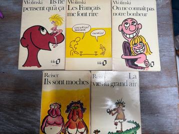 WOLINSKI en REISER, pakket van 5 pocketstrips beschikbaar voor biedingen