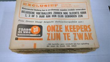 SPORTKRANTEN SPORT 69 VOLLEDIGE JAARGANG beschikbaar voor biedingen