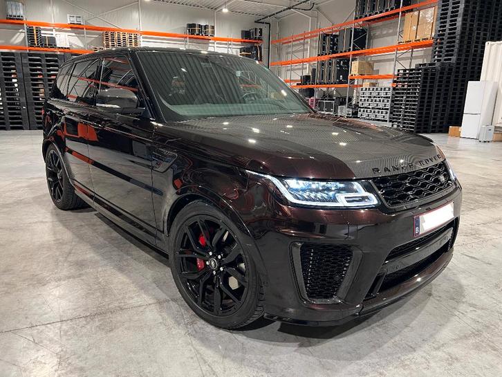 Range Rover Sport SVR P575 5.0 V8 Carbon Lichte Vracht BTW, Auto's, Land Rover, Particulier, 4x4, ABS, Achteruitrijcamera, Adaptieve lichten
