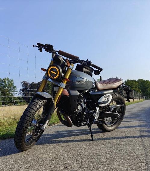 Fantic caballero 500 deluxe, Motoren, Motoren | Triumph, Particulier, 12 t/m 35 kW, 1 cilinder, Minimaal motorrijbewijs A2, ABS