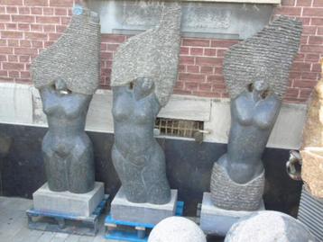 statue femme nue en pierre bleu !, Enlèvement, Neuf, Pierre, Autres types