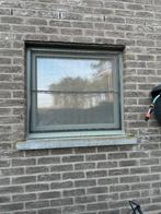Ramen en voordeur (houten kader), Ophalen, Gevelraam of Ruit, Gebruikt, 160 cm of meer