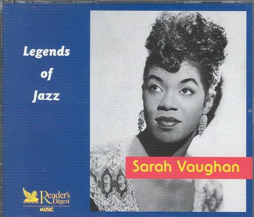 CD * SARAH VAUGHAN - LEGENDS OF JAZZ (van Reader's Digest), Cd's en Dvd's, Cd's | Jazz en Blues, Zo goed als nieuw, Jazz, 1940 tot 1960