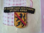 Scouting insigne Notre dame 6  Unité-Namur, Verzenden, Gebruikt, Embleem, Speld of Insigne