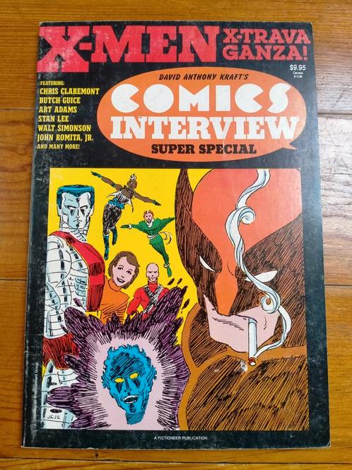 X-Men X-Travaganza ! Comics Interview 1989, Livres, BD | Comics, Enlèvement ou Envoi