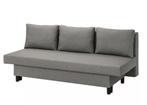 canapé convertible IKEA ALVDALEN, Maison & Meubles, Chambre à coucher | Canapés-lits, Enlèvement, Comme neuf, Deux personnes, Gris