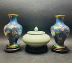 Antieke/vintage Chinese cloisonne vazen, Huis en Inrichting, Ophalen, Overige materialen, Overige kleuren, Zo goed als nieuw