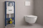 ACTIE !! Geberit up320 + Wc + drukplaat sigma01, Doe-het-zelf en Bouw, Ophalen, Nieuw, Toilet