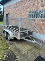 Dubbel as aanhangwagen 750kg in top staat., Auto diversen, Aanhangers en Bagagewagens, Ophalen, Zo goed als nieuw