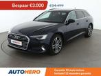 Audi A6 40 TDI quattro Sport (bj 2019, automaat), Auto's, Audi, Automaat, Gebruikt, Euro 6, Blauw