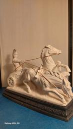 Romeinse krijger op de strijd wagen., Antiek en Kunst, Kunst | Beelden en Houtsnijwerken, Ophalen of Verzenden