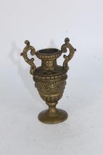 Miniatuur urn van bronslegering, Antiek en Kunst, Ophalen of Verzenden, Brons