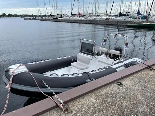 RIB480 HYPALON 60PK, Watersport en Boten, Rubberboten, Zo goed als nieuw, Yamaha, Overige materialen, Minder dan 70 pk, Benzine