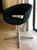 design stoel Andreu World groen + chrome draaibaar, Huis en Inrichting, Stoelen, Nieuw, Ophalen