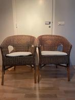 Set van 4 rotan stoelen te koop, Huis en Inrichting, Ophalen, Gebruikt, Overige kleuren, Riet of Rotan