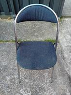 Chaises, Huis en Inrichting, Ophalen, Gebruikt, Blauw, Metaal