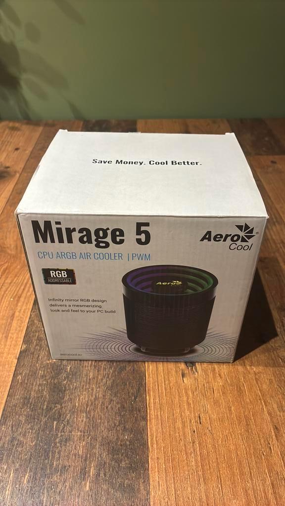 Aerocool Mirage 5, Computers en Software, Computerkoelers, Nieuw, Luchtkoeling, Ophalen