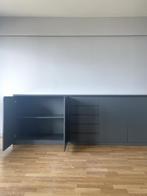 donker grijze dressoir, Huis en Inrichting, Kasten | Dressoirs, 25 tot 50 cm, 200 cm of meer, Gebruikt, Ophalen
