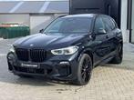 BMW X5 45e M-pakket-Laser-Pano-Keyless-Head Up-Cam-22", Autos, BMW, 5 places, Cuir, Hybride Électrique/Essence, Noir