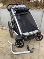 Fietskar Thule Chariot Lite single, Fietsen en Brommers, Ophalen, Opvouwbaar, Zo goed als nieuw, Thule