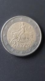 Grèce : enlèvement d'une pièce bimétallique grecque de 2 eur, Enlèvement ou Envoi, Monnaie en vrac, Grèce