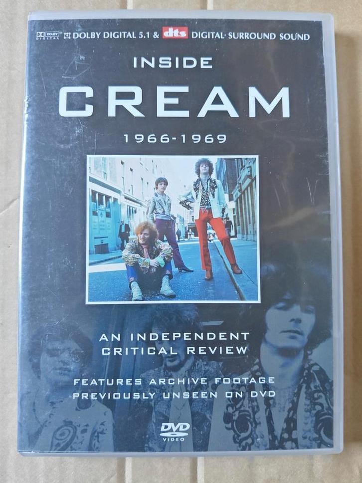 Inside Cream - An Independent Critical Review, Cd's en Dvd's, Dvd's | Muziek en Concerten, Gebruikt, Documentaire, Alle leeftijden