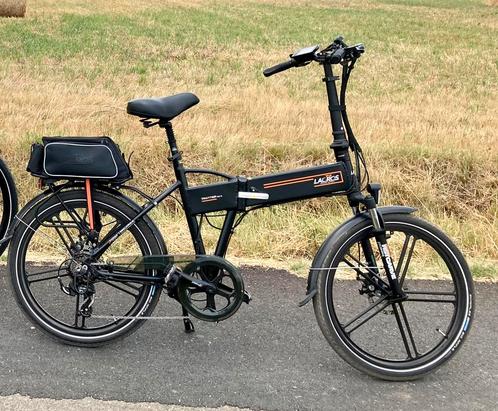Elektrische plooifiets Lacros Trotter T400 XL matzwart, Fietsen en Brommers, Elektrische fietsen, Gebruikt, Overige merken, 30 tot 50 km per accu