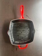 Skillet Carre Le Creuset fonte émaillée 26cm, Huis en Inrichting, Ophalen, Gietijzer, Overige typen, Zo goed als nieuw