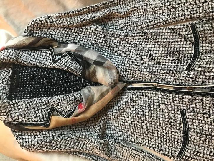 Superbe longue veste/manteau mi saison ESCADA neuf T 38, Kleding | Dames, Jassen | Winter, Nieuw, Maat 38/40 (M), Zwart, Ophalen of Verzenden