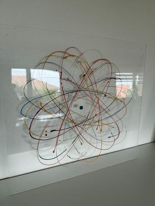 Tableau moderne sur plexiglas – pièce unique, Huis en Inrichting, Woonaccessoires | Lijsten, Zo goed als nieuw, 50 tot 75 cm, 50 tot 75 cm
