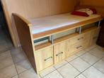 Gautier bed, Huis en Inrichting, Ophalen, 90 cm, Eenpersoons, Bruin