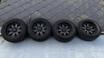 Jantes RHINO Black 4x4 + pneus