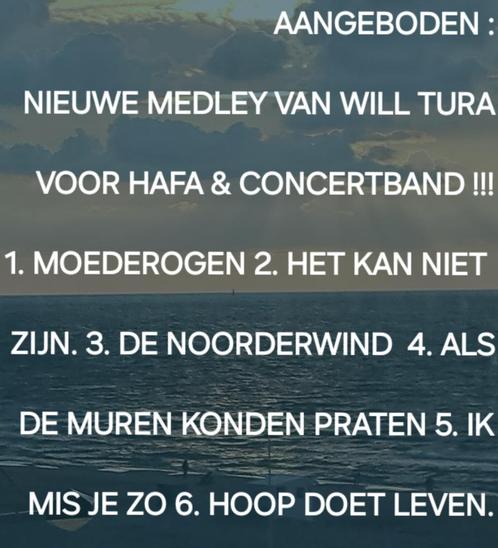 BLADMUZIEK HAFA W.TURA, Hobby en Vrije tijd, Overige Hobby en Vrije tijd, Nieuw, Verzenden